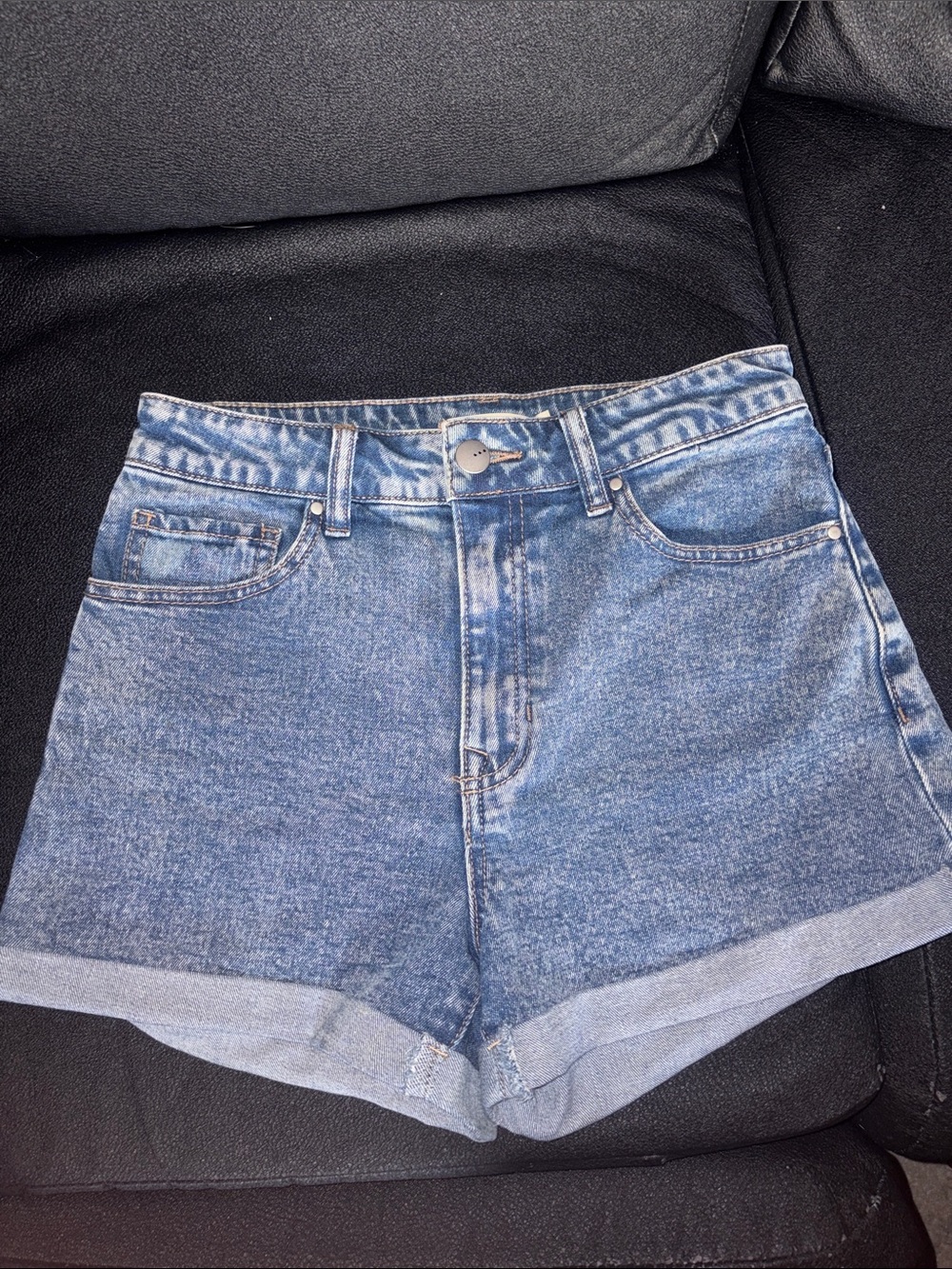 Tgla Blue Denim Shorts